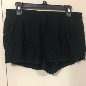 Black shorts